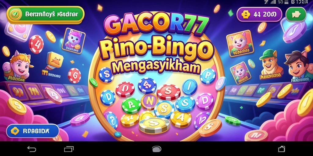 Tampilan gameplay Bingo yang seru di GACOR77.