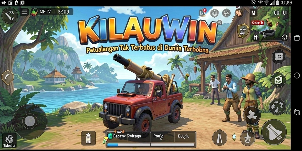 Tampilan gameplay KILAUWIN yang menakjubkan di dunia terbuka.