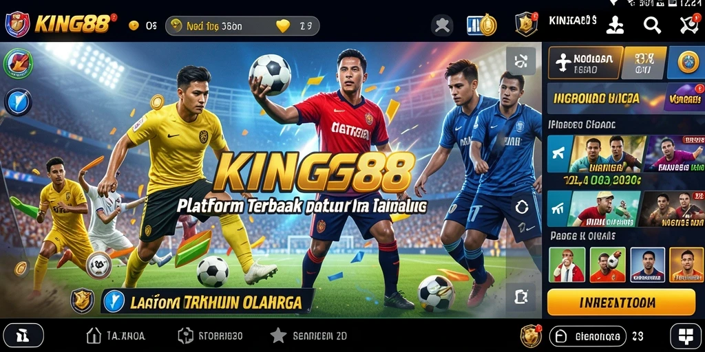 Tampilan screenshot KING88 menampilkan pengalaman taruhan olahraga yang mendebarkan.