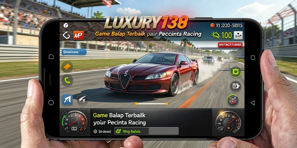 Tampilan grafis memukau dari gameplay balap LUXURY138.