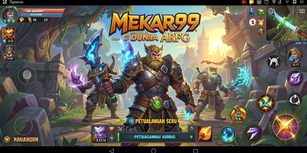 Tampilan gameplay seru di dunia <strong>MEKAR99</strong> dengan pertarungan yang mendebarkan.