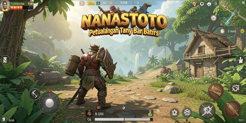 Tampilan gameplay menakjubkan dari dunia terbuka NANASTOTO.