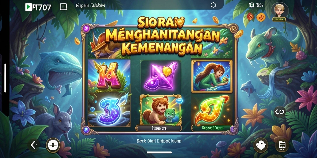 Tampilan gameplay PT707 yang memikat dan seru untuk dimainkan.
