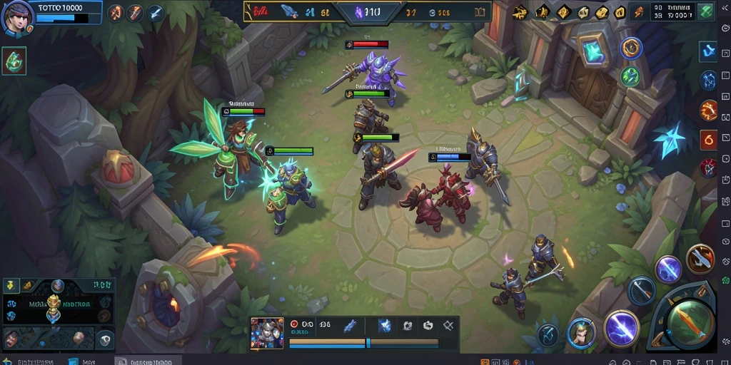 Tangkapan layar dari gameplay menarik di TOTO1000.